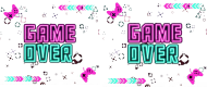 Kubek biały Game Over