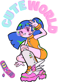 Plakat Cute World