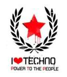 Poduszka I love Techno