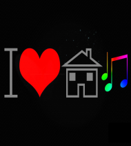 Bluza męska I love House Music