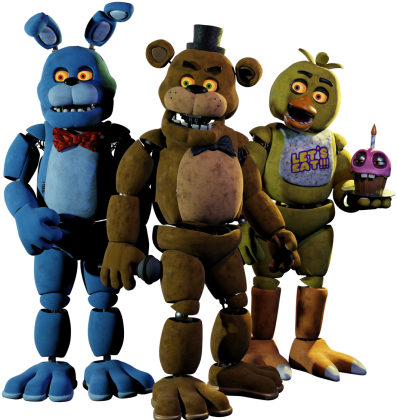 T-shirt młodzieżowy FNAF Pięć Koszmarnych Nocy dla dzieci i młodzieży