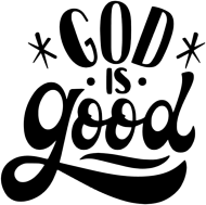 God is good - koszulka męska jasna