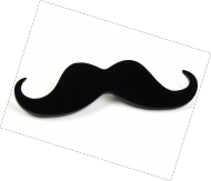 Mustache - Biała, damska