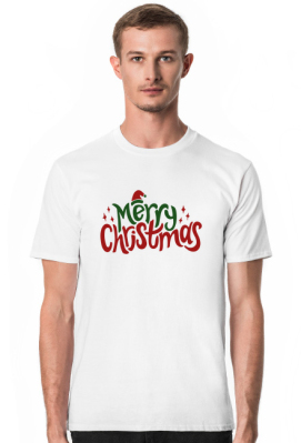 Koszulka Unisex Wesołych Świąt Merry Christmas - Rodzina Razem