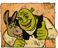 Shrek&osioł - różne kolory | ToSeKup