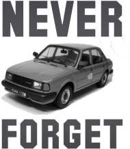 never forget skoda 120l ORGINAL