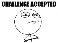 Challenge Accepted girl