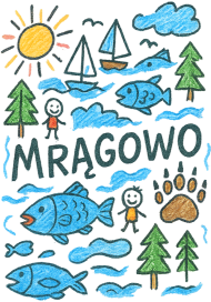 Mrągowo Kids Art – Koszulka z Mazurskim Rysunkiem