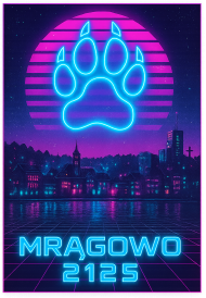 Mrągowo 2125 – Neon Future Tee