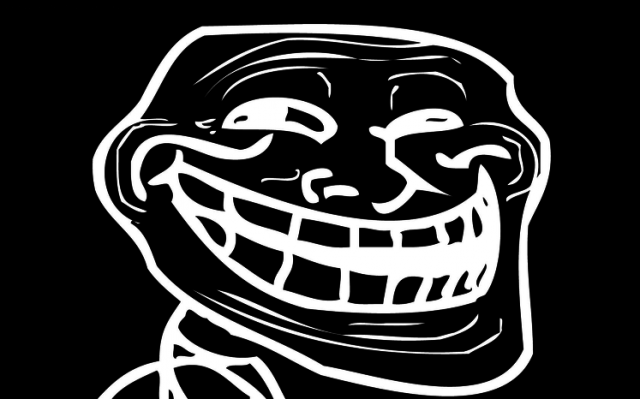 Troll Face Black