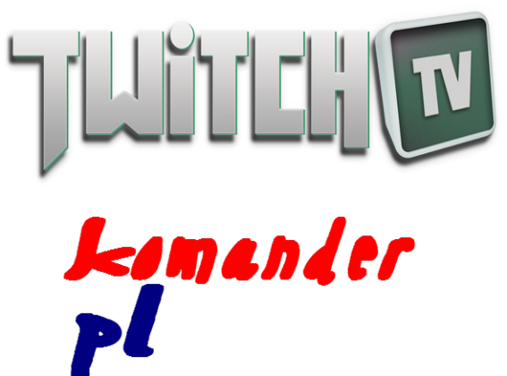 Kubek Biały - Kubek z Twitch`a KomanderPL