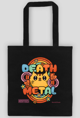 Torba * W słodkiej krainie death metalu serca łącza się w tanecznym wirze a kotki płyną po tęczowym moście miłości. - Kraftees Apparel