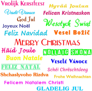 Eko Torba FullPrint - Życzenia świąteczne w wielu językach