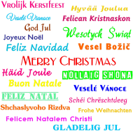 Zapaska - Życzenia świąteczne w wielu językach