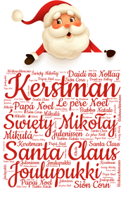 Plakat wielkoci A1 - Święty Mikołaj - kto przynosi prezety w innych krajach.