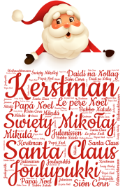 Fartuch kuchenny - Święty Mikołaj - kto przynosi prezety w innych krajach.