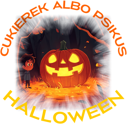 Koszulka męska- Halloween - cukierek albo psikus Koszulka damska- Halloween - cukierek albo psikus