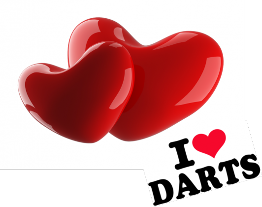 I love Darts-serca