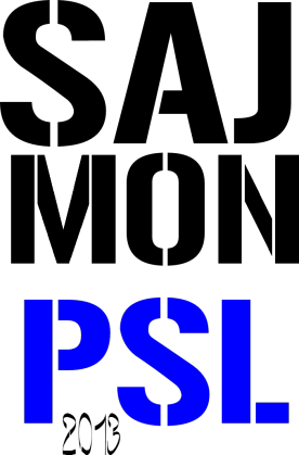KOSZULKA "SAJMON PSL" MĘSKA [BIAŁA]