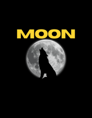 hoodie - Wolf and moon