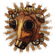 Maska steampunk-koszulka  Męska