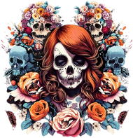 "The contrast of Life and Death" Damska