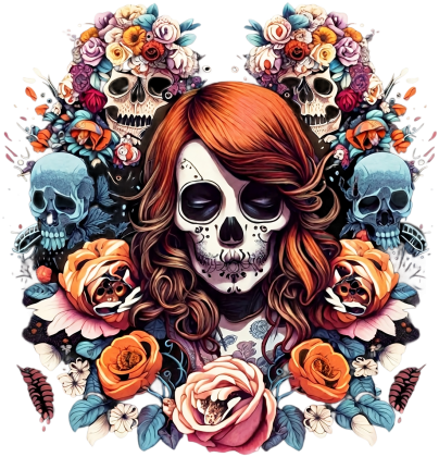 "The contrast of Life and Death" Damska