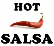Hot Salsa - damska biała ramionka