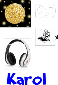 Koszulka dla dj-a karola