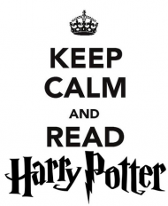Miś Keep Calm and read Harry Potter
