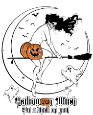 Halloween Witch BLUZA KAP