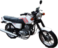 JAWA TS 350 T-SHIRT CZARNY