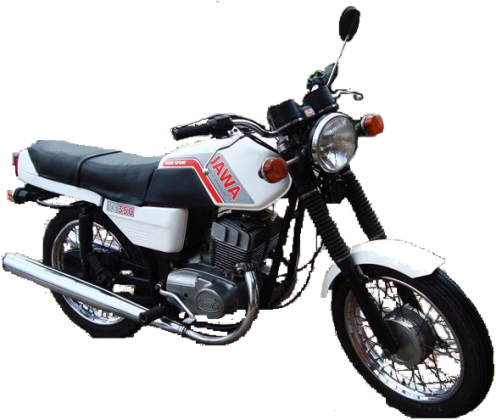 JAWA TS 350 T-SHIRT BIAŁY