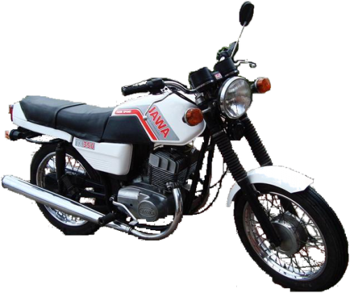 JAWA TS 350 T-SHIRT CZARNY