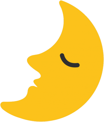 Emoji Księżyc 2