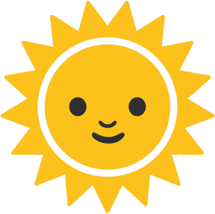 Emoji Słońce 2