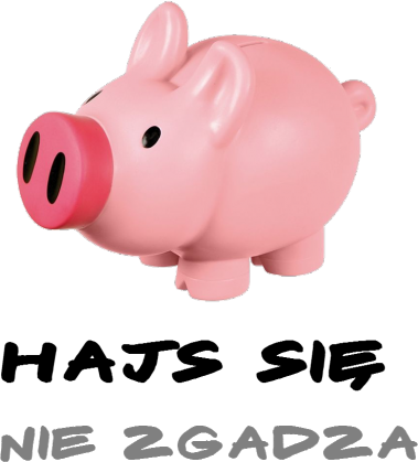 Hajs się nie zgadza (męska, biała)