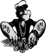 Popeye Gambler black