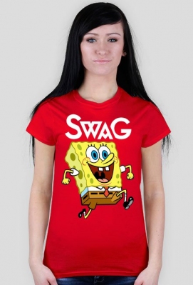 Spongebob Swag - Czerwnoy T-Shirt - TarantulaSHOP