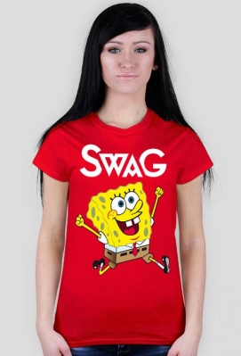 Spongebob Swag - Czerwnoy T-Shirt - TarantulaSHOP