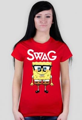 Spongebob Swag - Czerwnoy T-Shirt - TarantulaSHOP