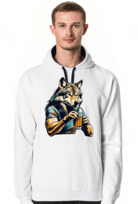 Bluza (M) WatahaCrew Wakacyjny Wilk - kubik3026