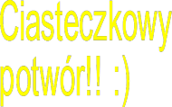 koszulka ciasteczkowy potwór