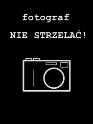 fotograf NIE STRZELAĆ! - czarna