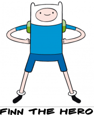 Finn the hero Koszulka Biała