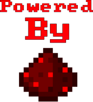 Koszulka Męska "Powered by Redstone"