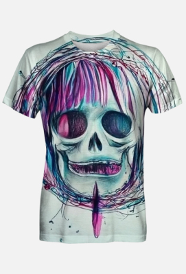Koszulka EMO SKULL - Funky Skeleton
