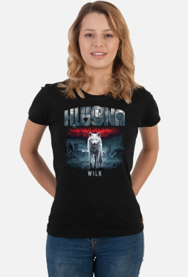 T-Shirt Czarny • H.Lucyna, Wilk - Sklep H.Lucyna