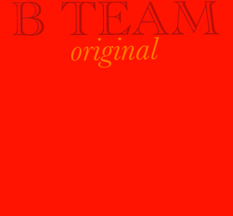 Bluza z napisem B TEAM (czerwona)