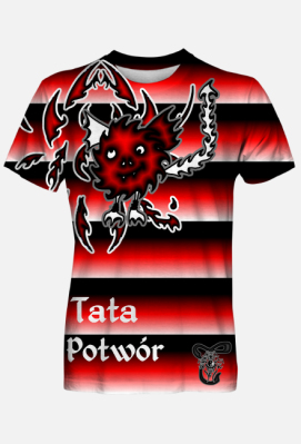 Koszulka rodzina Tata Potwór Tribal - Toragasira